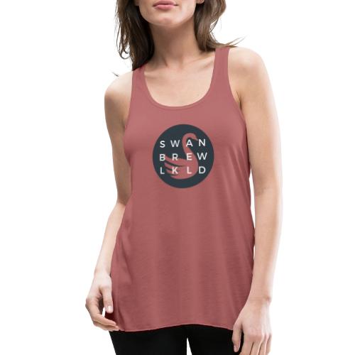 Modern Swan Brewing Logo - Women's Flowy Tank Top by Bella