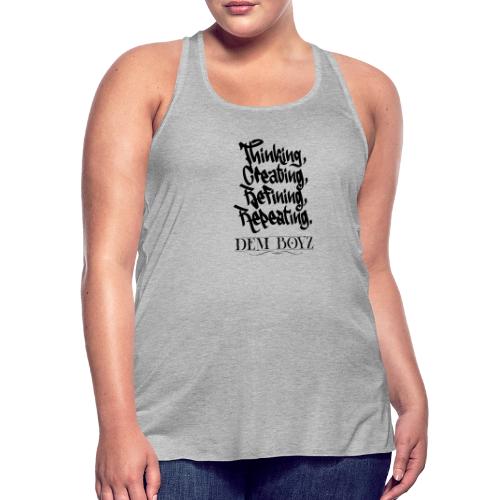 Thinking, Creating, Refining, Repeating - Women's Flowy Tank Top by Bella