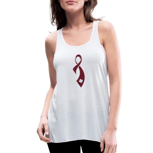TB Multiple Myeloma Cancer Awareness Ribbon - Women's Flowy Tank Top by Bella