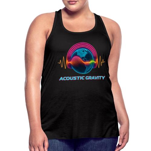 Earth's Headphones - Women's Flowy Tank Top by Bella