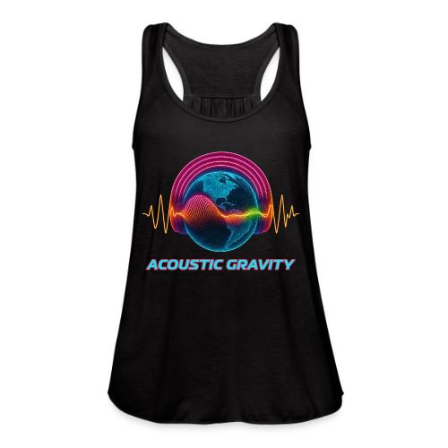 Earth's Headphones - Women's Flowy Tank Top by Bella