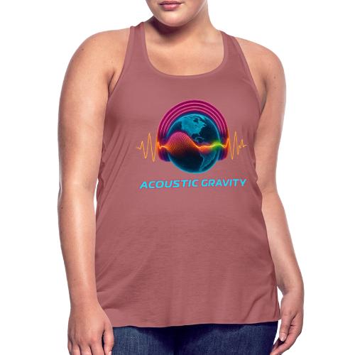 Earth's Headphones - Women's Flowy Tank Top by Bella