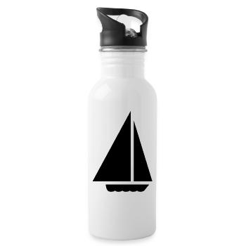Sail Boat - 20 oz Water Bottle - white - Right