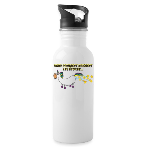 Unicorn - This is how stars are born - 20 oz Water Bottle