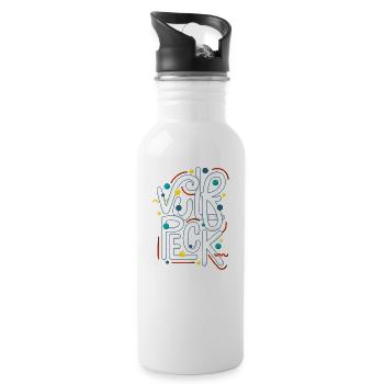 Vulfpeck - 20 oz Water Bottle - white - Right