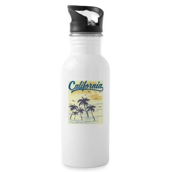 California - 20 oz Water Bottle - white - Right
