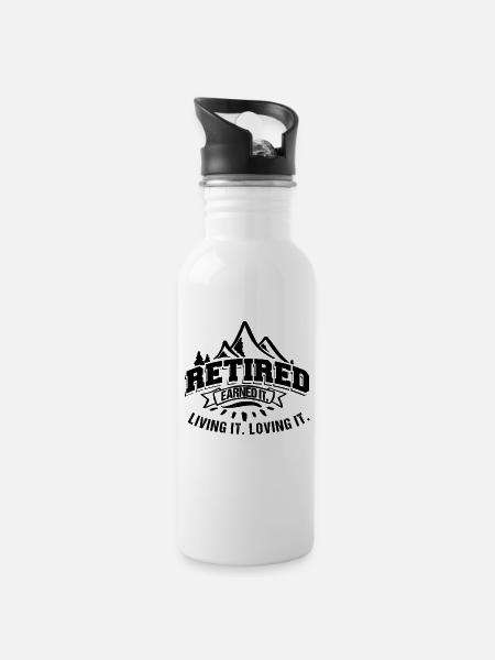 Retired - 20 oz Water Bottle - white