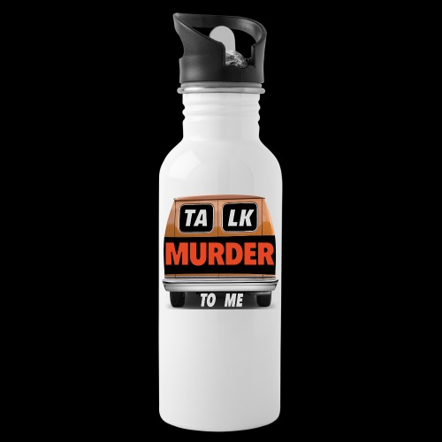 Talk Murder To Me Logo - Water Bottle