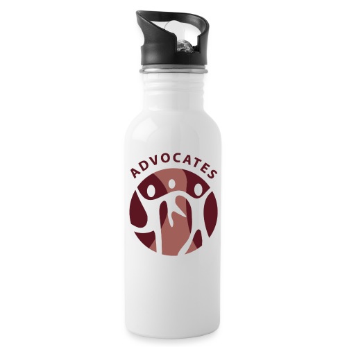 Advocates Logo Transparent - 20 oz Water Bottle