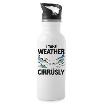Meteorologist Weather Forecast - 20 oz Water Bottle - white - Right