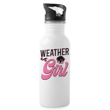 Meteorologist Weather Forecast - 20 oz Water Bottle - white - Right