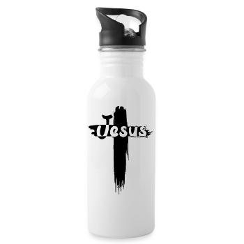 Jesus - 20 oz Water Bottle - white - Right