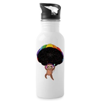 Sloth Skydrive - 20 oz Water Bottle - white - Right