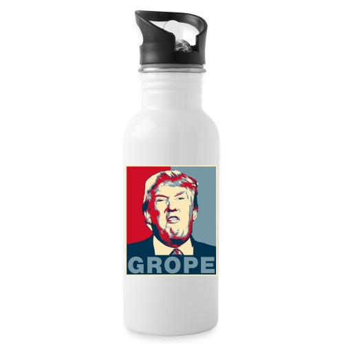 Trump Grope Poster - 20 oz Water Bottle