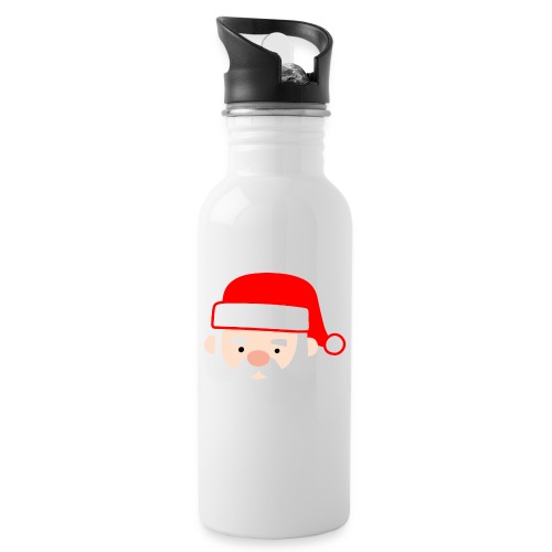 Santa Claus Texture - Water Bottle