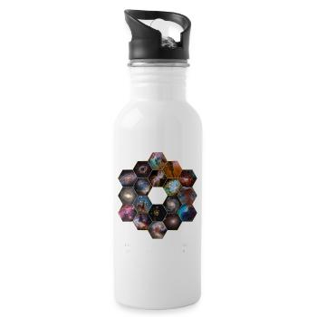 James Webb Space Telescope The JWST Exploration - 20 oz Water Bottle - white - Right