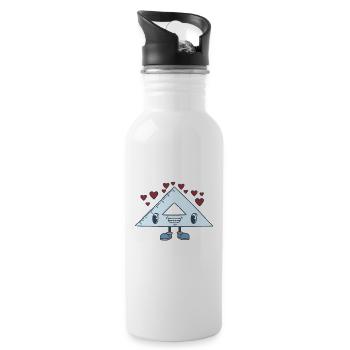 Mathematics math mathematician math teacher gift - 20 oz Water Bottle - white - Right