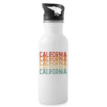 California - 20 oz Water Bottle - white - Right