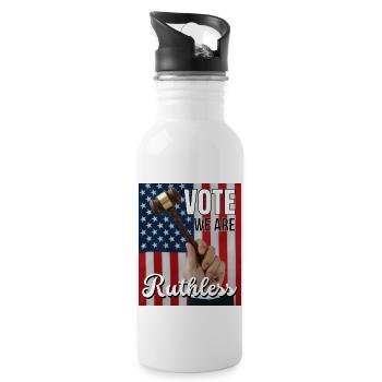 Vote Women We are Ruthless - 20 oz Water Bottle - white - Right