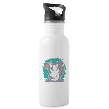 G'Day Mate Australia Koala Bear Loving Australia - 20 oz Water Bottle - white - Right