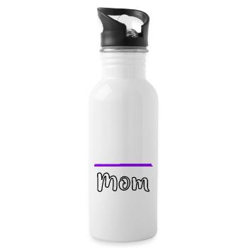My Favorite Police Officer Calls Me Mom - 20 oz Water Bottle - white - Right