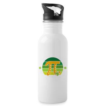 Lucky To Be A Math Teacher - 20 oz Water Bottle - white - Right