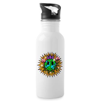 Let is Grow Together - 20 oz Water Bottle - white - Right