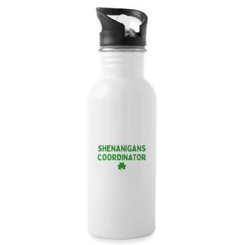 Shenanigans Coordinator - 20 oz Water Bottle - white - Right