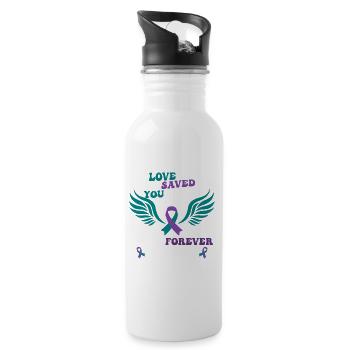 If Love Could Have Saved You - 20 oz Water Bottle - white - Right