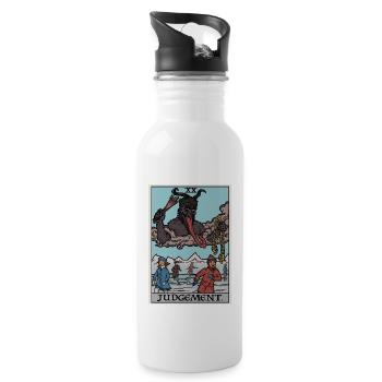 Judgement by Krampus - 20 oz Water Bottle - white - Right