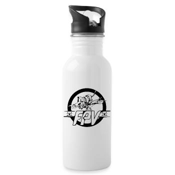 Drone Pilot - 20 oz Water Bottle - white - Right