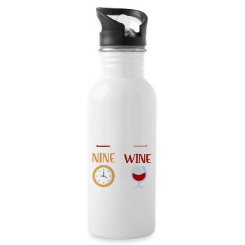 Wine Love Wine Tasting Drink Wine - 20 oz Water Bottle - white - Right