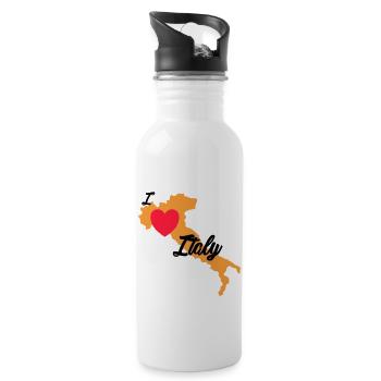 Country T ShirtItaly T Shirt by timohouse - 20 oz Water Bottle - white - Right
