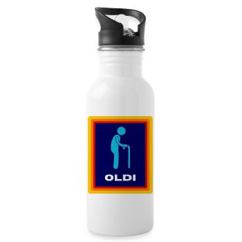 Oldi - 20 oz Water Bottle - white - Right