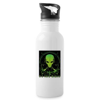 Enigmatic Encounters - Aliens - 20 oz Water Bottle - white - Right