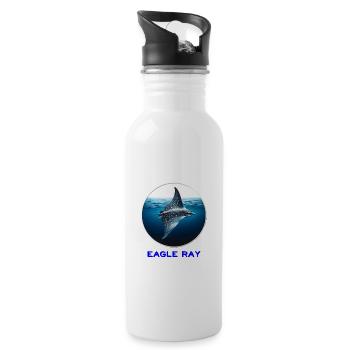 Eagle Ray - 20 oz Water Bottle - white - Right