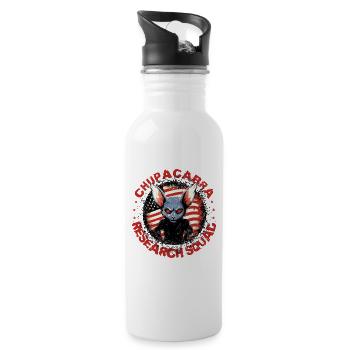 Cryptozoologists Chupacabra-cryptid funny USA - 20 oz Water Bottle - white - Right