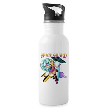 Space Guard Anime - 20 oz Water Bottle - white - Right
