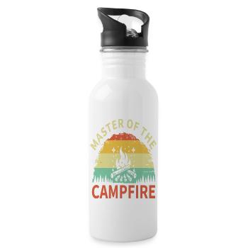 Master of the Campfire - 20 oz Water Bottle - white - Right