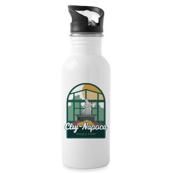 Cluj-Napoca Botanical Garden – Romania - 20 oz Water Bottle - white - Right