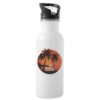 Bali Sunset Serenity - 20 oz Water Bottle - white - Right