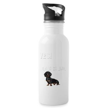 Yes I Do Have A Retirement Plan I Play On Spending - 20 oz Water Bottle - white - Right