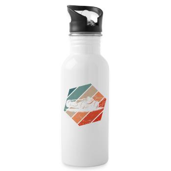 American open wheel racing - 20 oz Water Bottle - white - Right