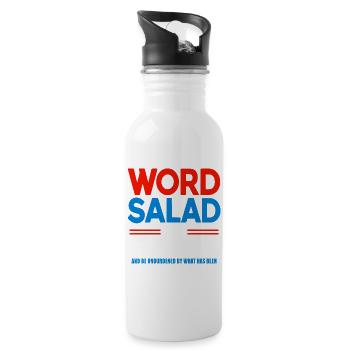 Kamala Harris 2024 Presidential Election - 20 oz Water Bottle - white - Right
