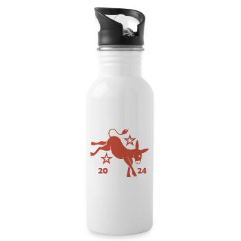 Kamala Harris Tim Walz Election 2024 - 20 oz Water Bottle - white - Right