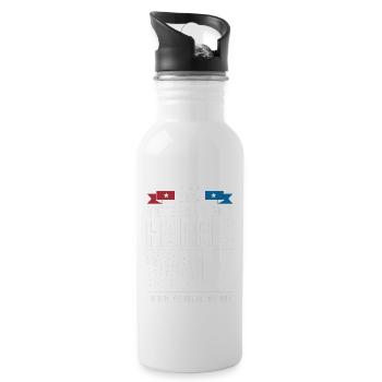 Veterans For Harris Walz 2024 Presidential - 20 oz Water Bottle - white - Right