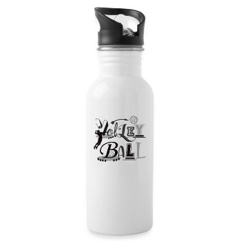 Volleyball volleyballs balls Sports Volleyball - 20 oz Water Bottle - white - Right