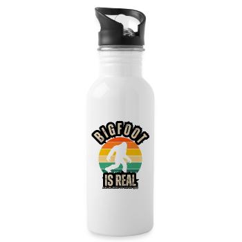 Bigfoot Is Real And He Tried To Eat My A$$ Funny - 20 oz Water Bottle - white - Right