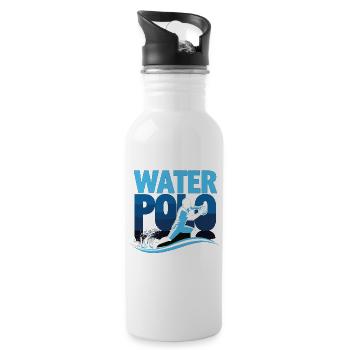 Water Polo Wasserpolo Water Ball Ball Sports - 20 oz Water Bottle - white - Right