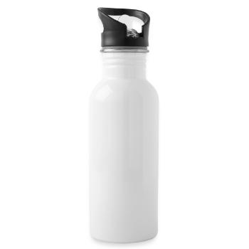 Fat does not make you fat - 20 oz Water Bottle - white - Right